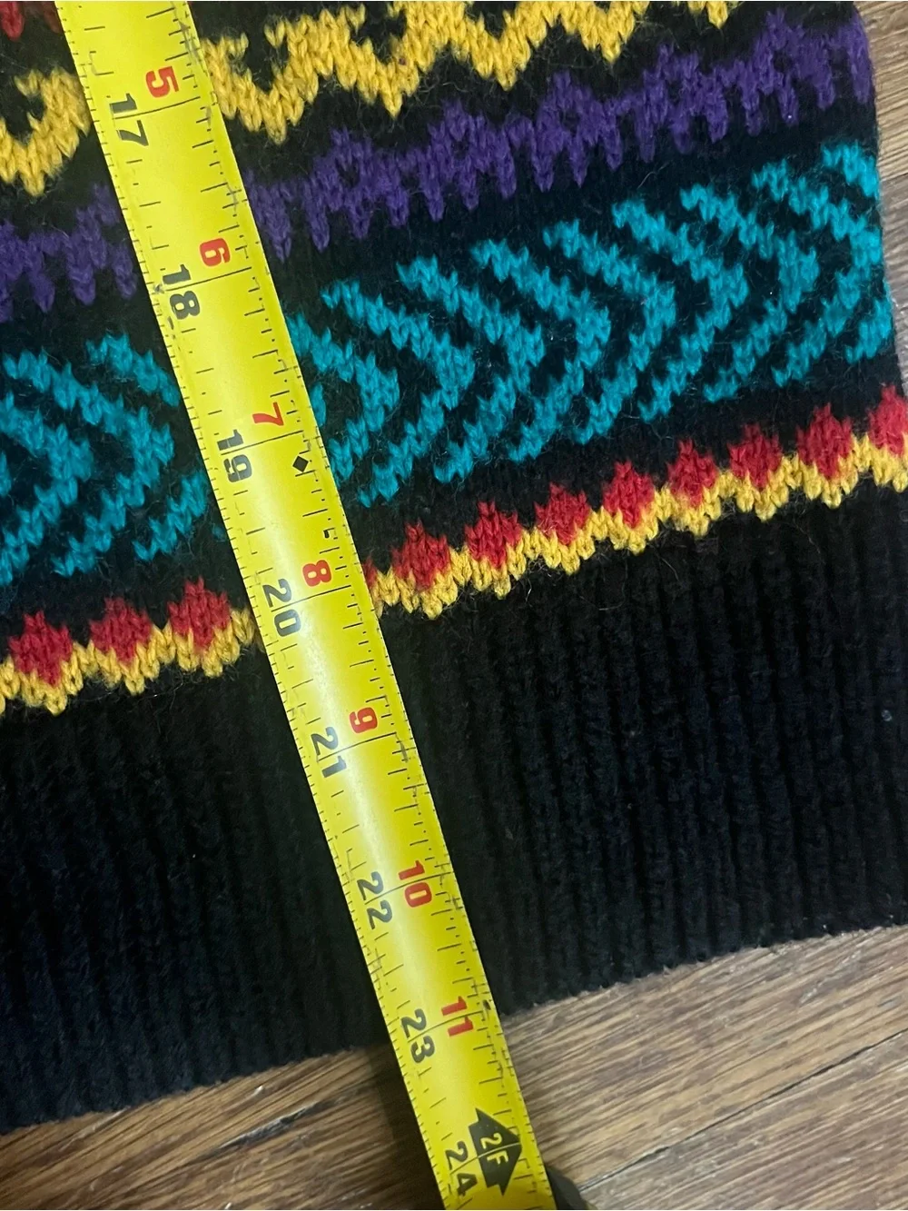 Vtg 90s sweater L XL unisex men’s womens striped Cosby oversized colorful